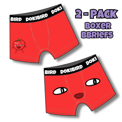 Eepy Tomato Boxer Briefs 2-Pack