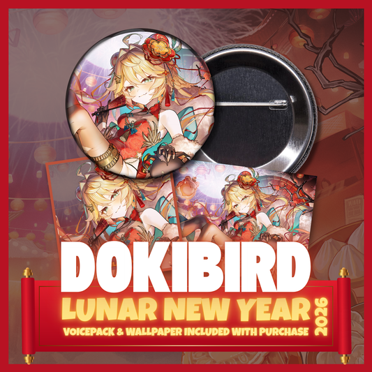 Dokibird Lunar New Year 2026 Digital + Button Bundle