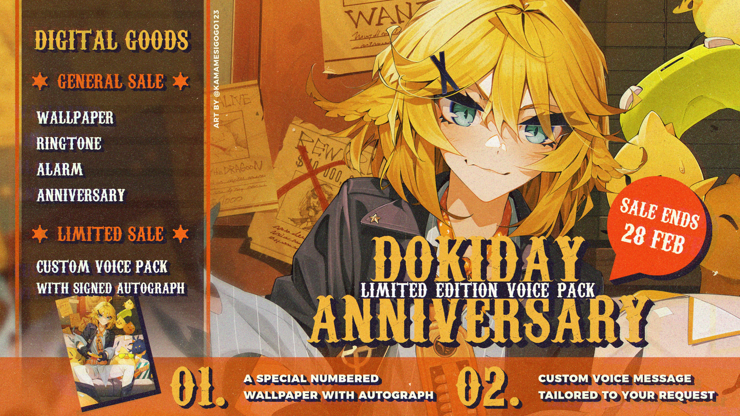 [Limited Edition] Dokiday 1st Year Anniversary Voicepack